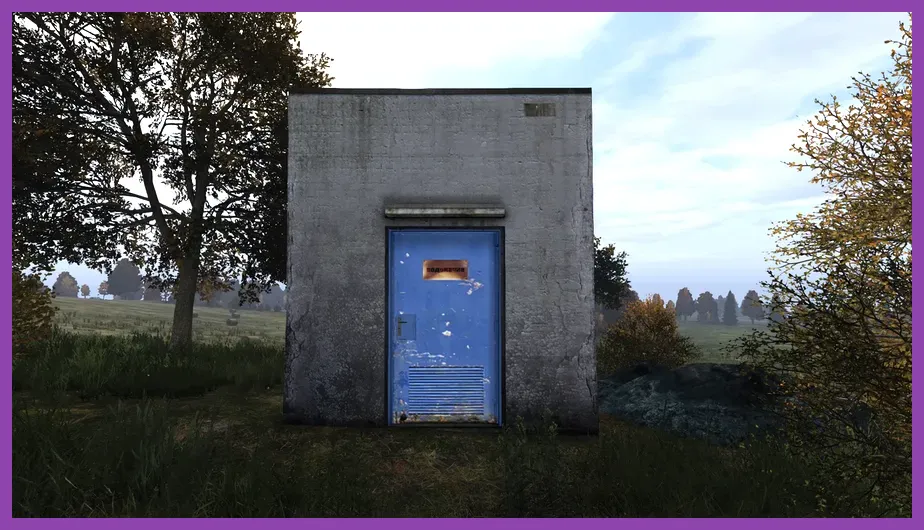DayZ survivor collecting and purifying water at a village well