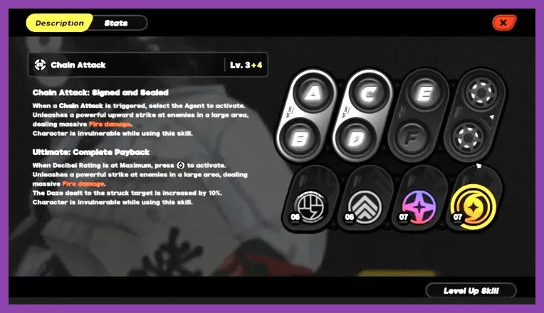 Zenless Zone Zero chain attack interface and combat feedback