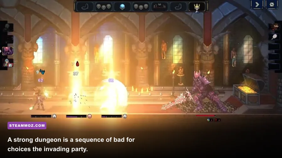 Legend of Keepers Soul Smugglers dungeon rooms filled with traps and monsters