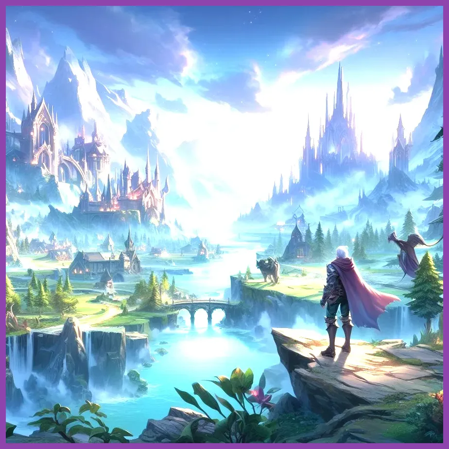 Open world fantasy exploration on PlayStation 5