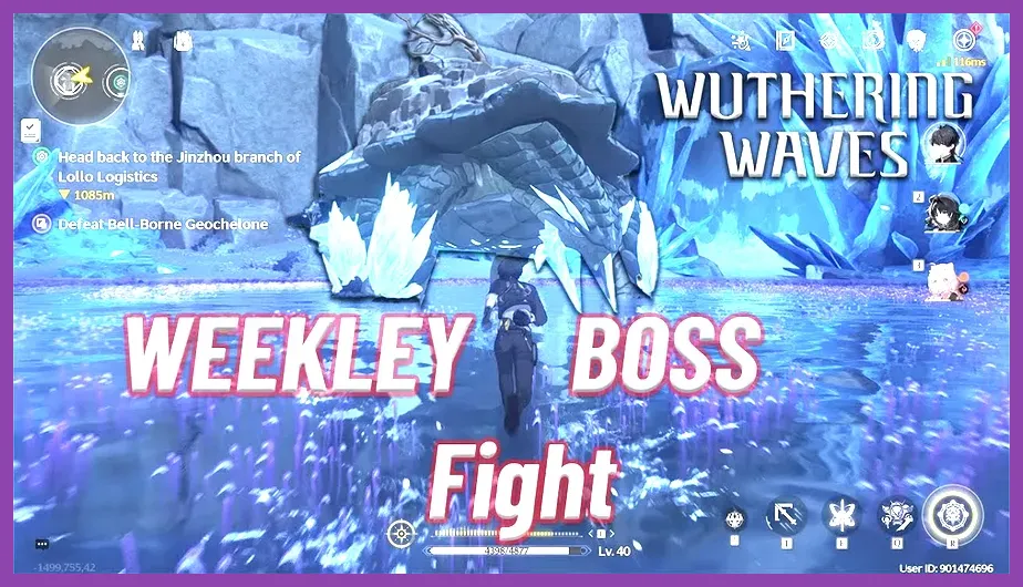 Wuthering Waves boss fight action screenshot
