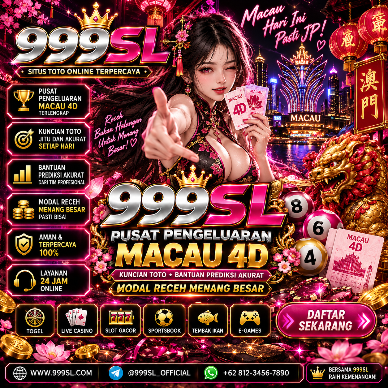 999SL | Pusat Pengeluaran Macau 4D Kuncian TOTO Bantuan Prediksi Akurat Modal Receh Menang Besar