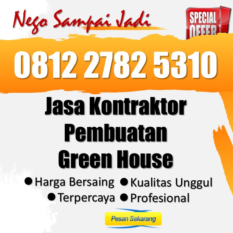 📱 WA 0812 2782 5310 - Jasa Pasang GreenHouse Bulat Terpercaya Gondokusuman Yogyakarta