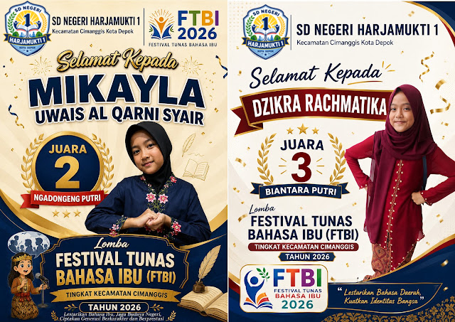Prestasi FTBI 2026 SD Negeri Harjamukti 1
