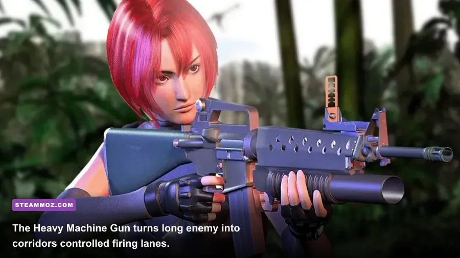 Dino Crisis 2 Heavy Machine Gun equipment and weapon shop