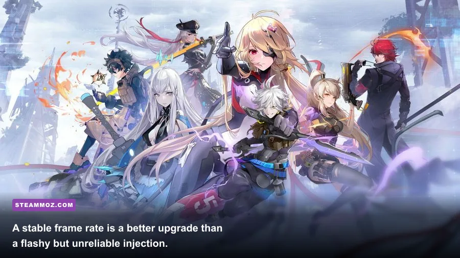 Tower of Fantasy PC gameplay in Aesperia and Vera regions during performance testing