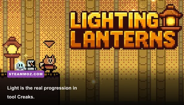 Creaks lantern illuminating a puzzle room and revealing the correct route