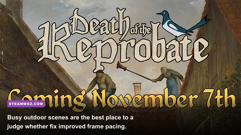 Death of the Reprobate village scene during gameplay on PC