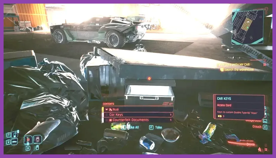 Quadra Type-66 Hoon armed vehicle parked in Watson warehouse