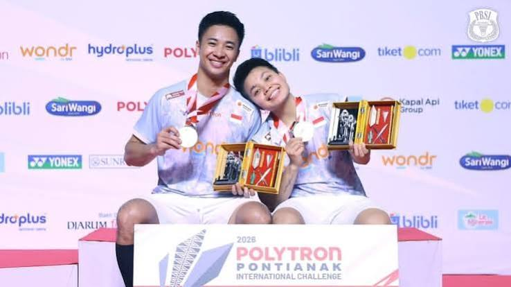 Dejan Ferdinansyah/Apriyani Rahayu dan Richie Duta Richardo Juara Polytron Pontianak International Challenge 2026