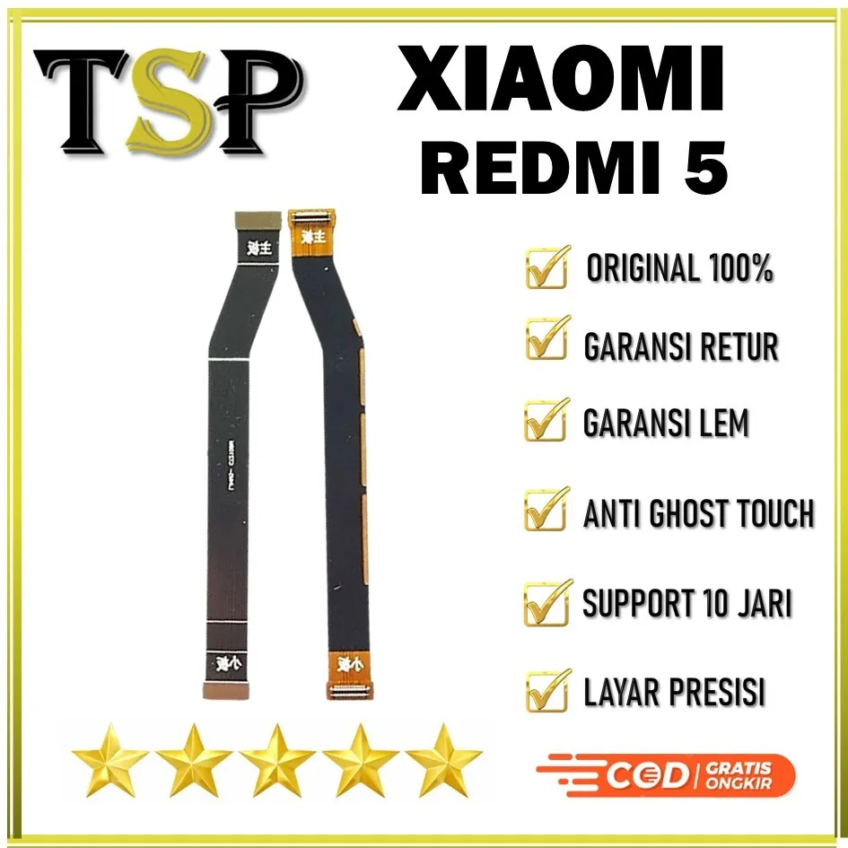 FLEXIBEL / FLEXIBLE / FLEKSIBEL BOARD / CONNECT XIAOMI REDMI 5 ORIGINAL 100%