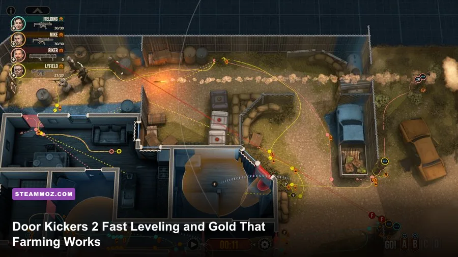 Door Kickers 2 Task Force North squad planning a tactical breach