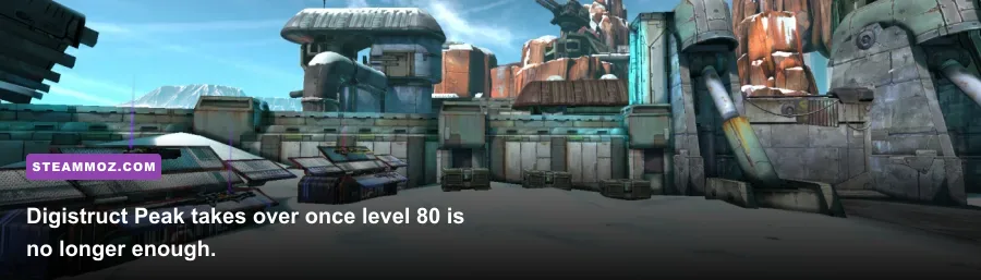 Digistruct Peak challenge area used for Borderlands 2 OP level progression
