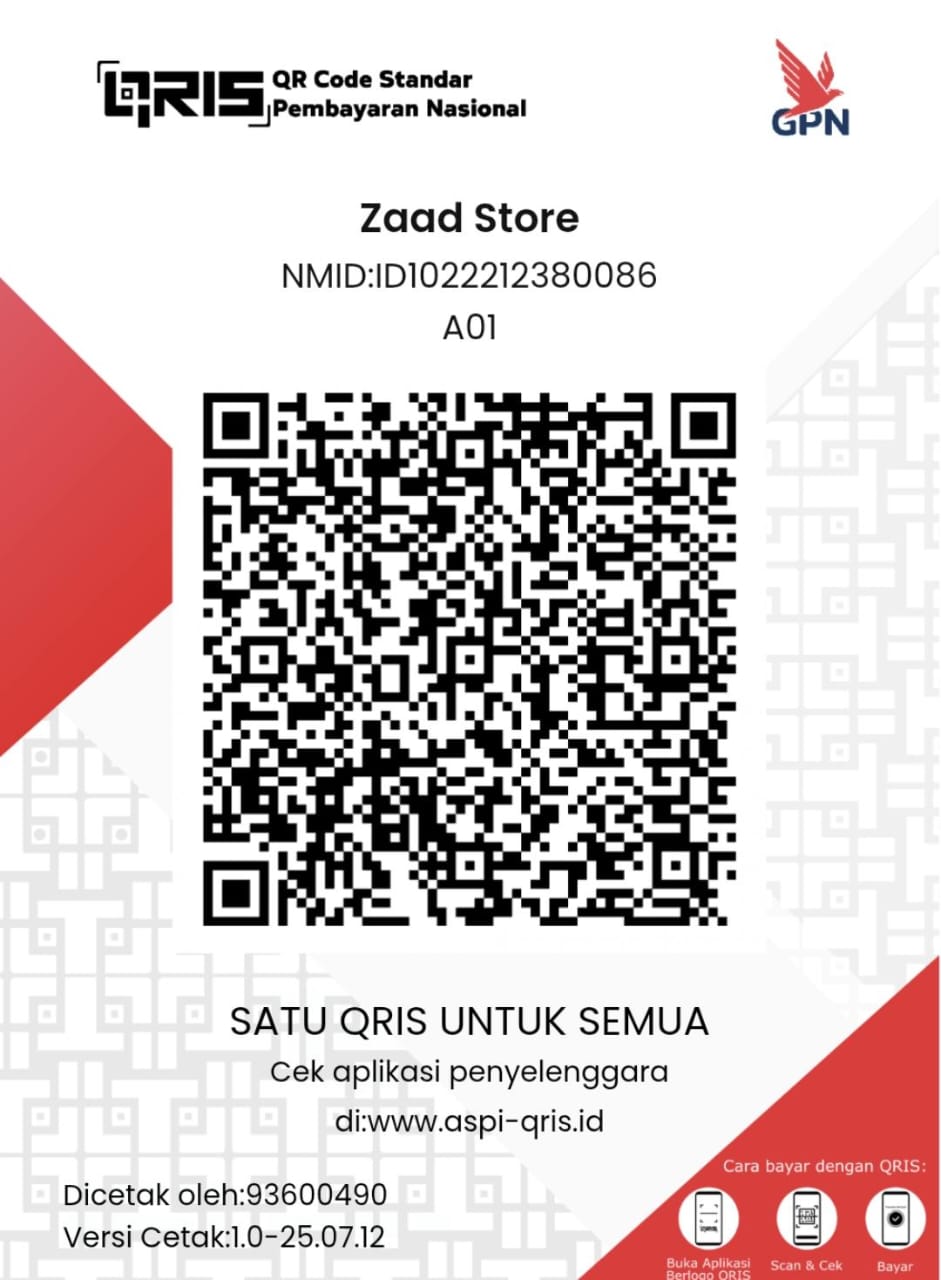 QRIS ZAADSTORE NEO