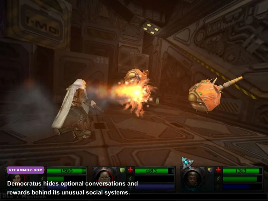 Anachronox Democratus world exploration gameplay