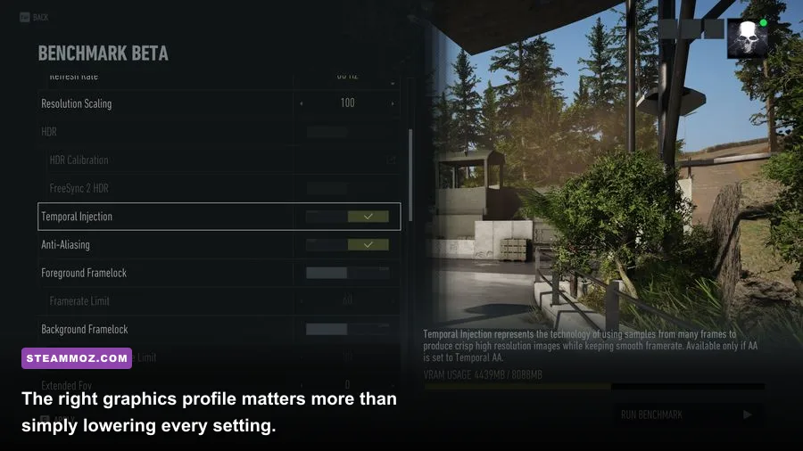 Ghost Recon Breakpoint PC graphics settings menu showing Vulkan and quality options