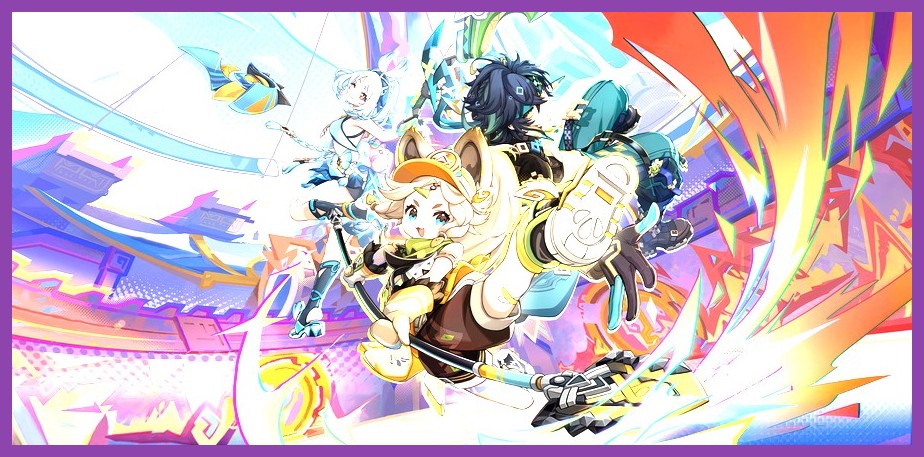 Genshin Impact official cover art in high resolution