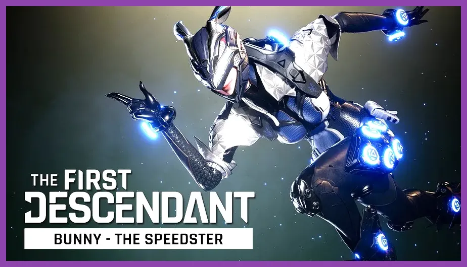 Bunny character running fast in The First Descendant