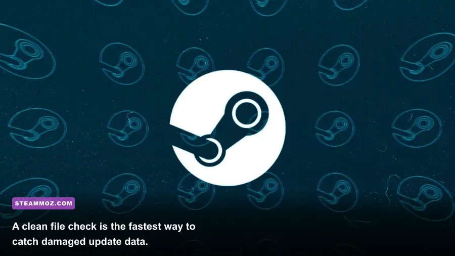 Steam verification window for repairing Hunt Showdown 1896 game files