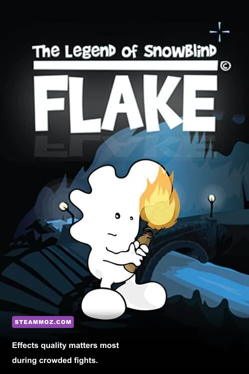 FLAKE The Legend of Snowblind combat effects and enemy encounter