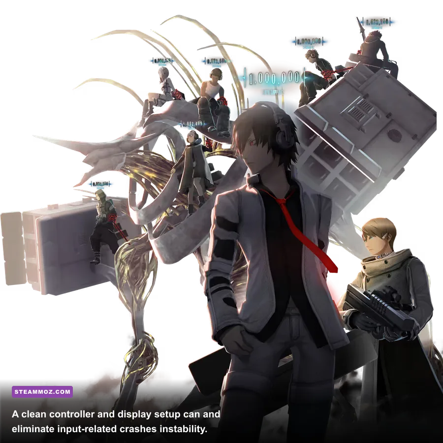 Freedom Wars Remastered PC gameplay with a controller during a prison mission