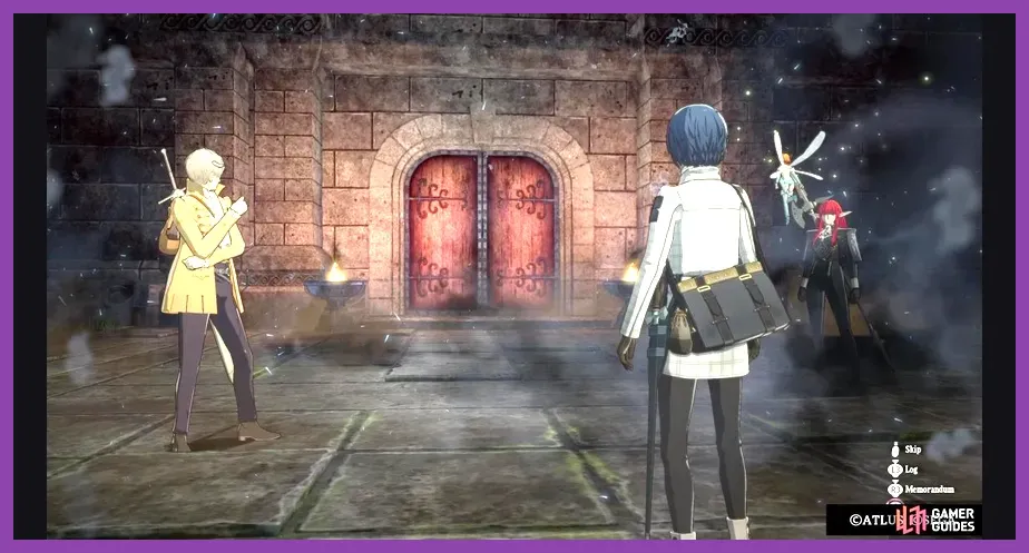 Metaphor ReFantazio Belega Corridor dungeon entrance near Grand Trad