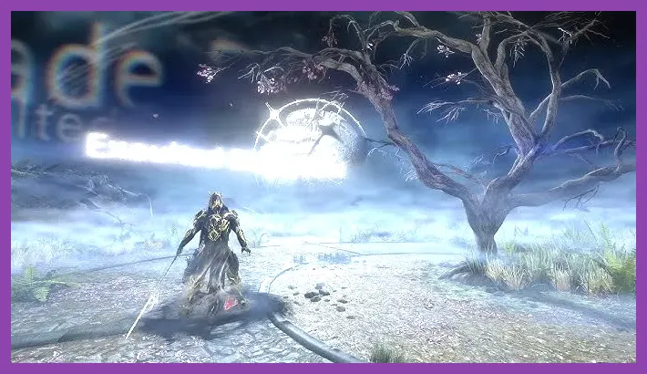 Warframe Excalibur Umbra wielding Exalted Blade