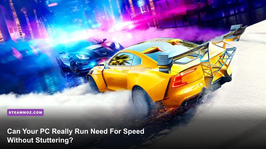 Custom tuner car drifting across rain-slicked pavement in Need for Speed on PC