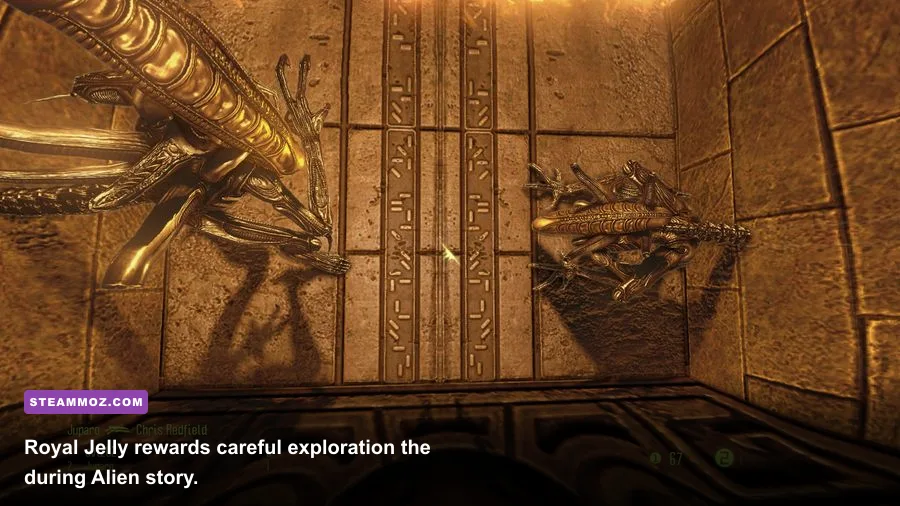 Aliens vs Predator 2010 Alien collecting Royal Jelly inside a hive