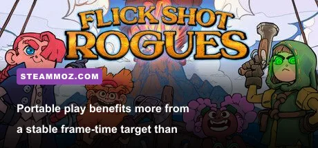 Flick Shot Rogues running on Steam Deck during a fast arena encounter