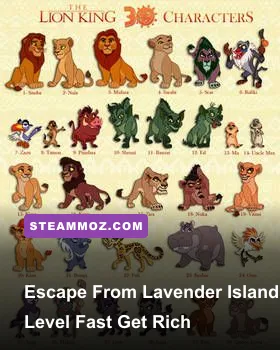 Escape From Lavender Island character exploring the island in a high resolution gameplay screenshot