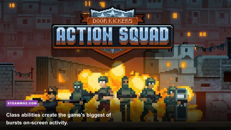 Door Kickers Action Squad SWAT classes fighting through a building