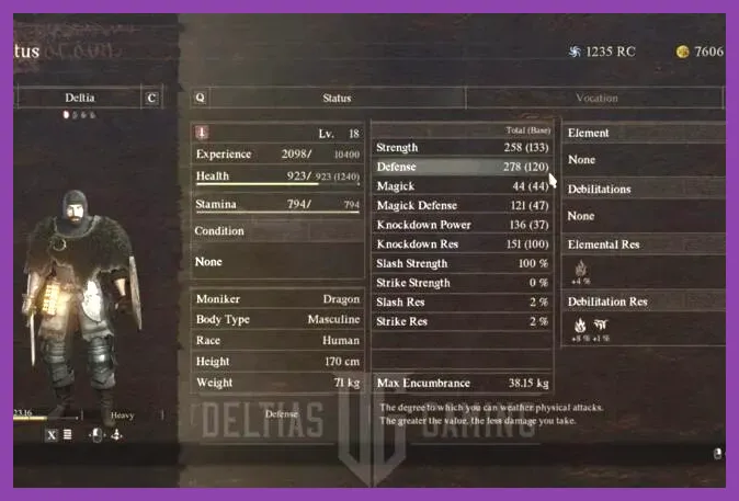 Dragon's Dogma 2 Warrior Sentinel skill effect