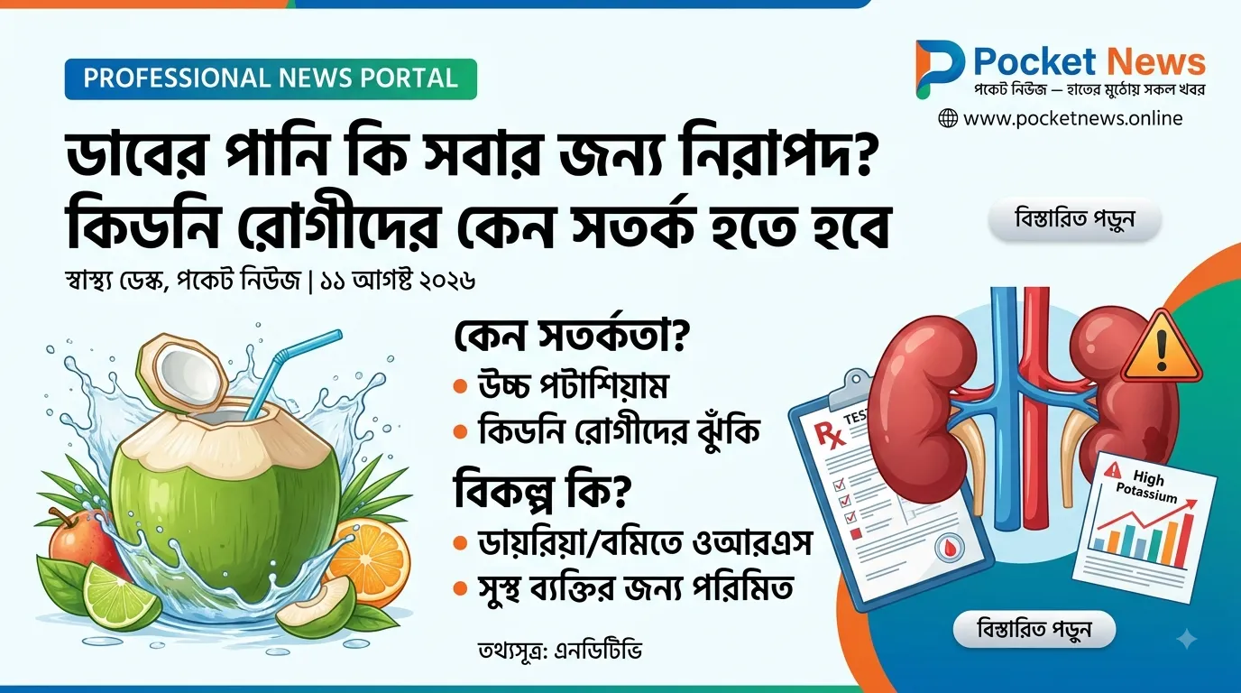 ডাবের পানি কি সবার জন্য নিরাপদ? কিডনি রোগীদের কেন সতর্ক হতে হবে ডাবের পানি কি সবার জন্য নিরাপদ? কিডনি রোগীদের কেন সতর্ক হতে হবে