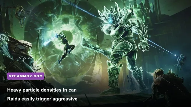 Destiny 2 Salvation's Edge raid encounter full of particle effects