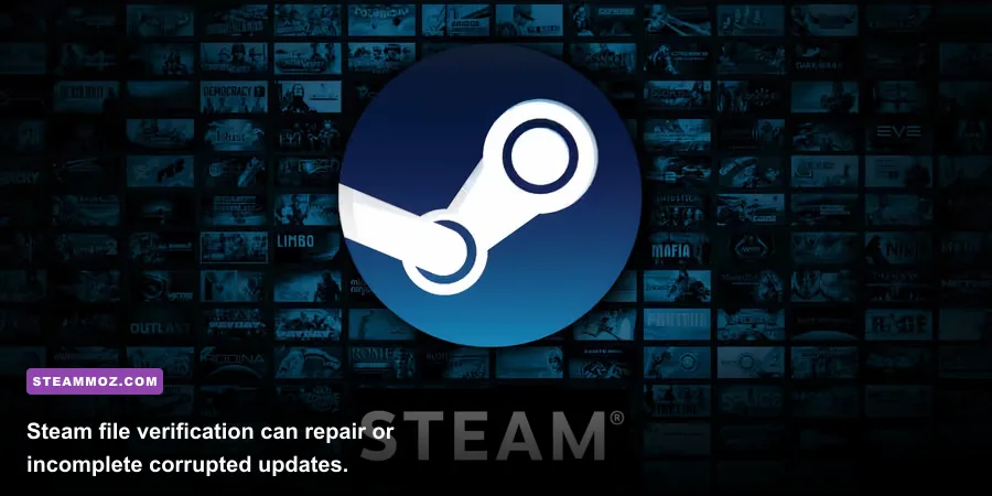 Steam properties window for verifying Mech Arena game files