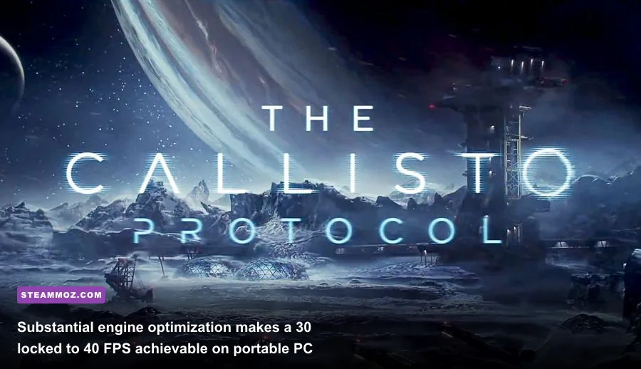 The Callisto Protocol running smoothly on the Steam Deck handheld console