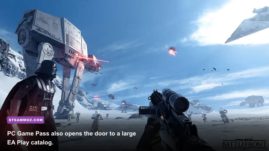 EA Play games available through PC Game Pass on the Xbox app