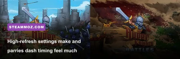 Hyper Knights Battles knight duel running at a high refresh rate