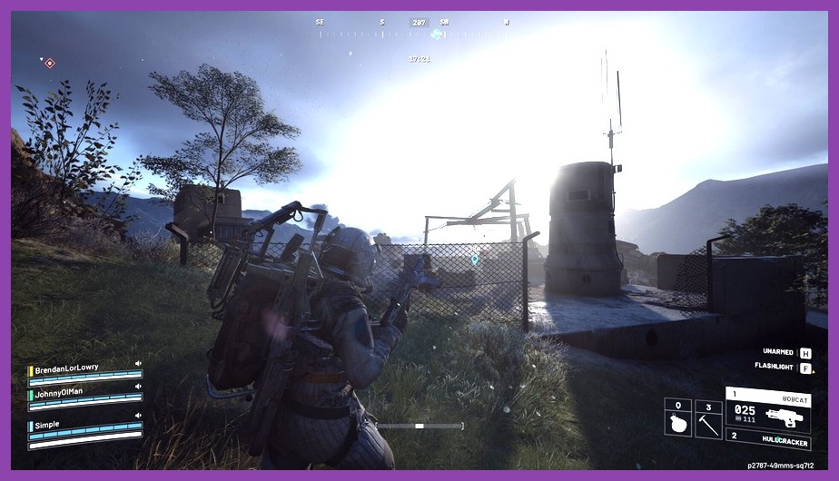 Arc Raiders gameplay screenshot showing combat and loot