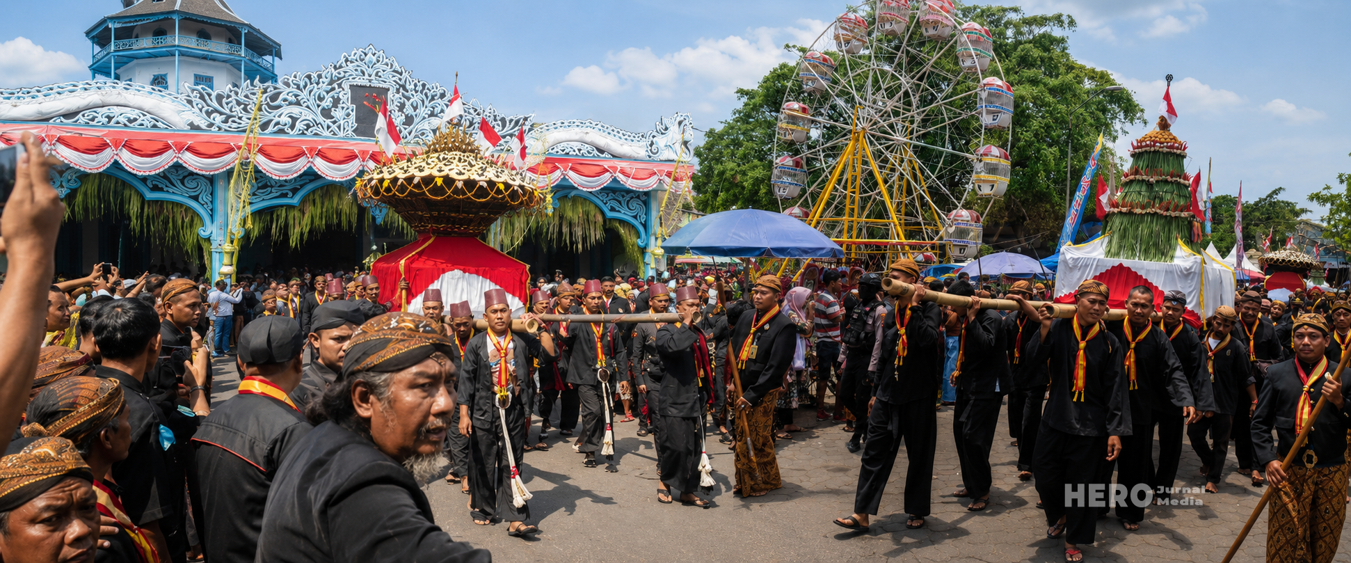 0 Grebeg Maulud Keraton Solo Diwarnai Ketegangan Dua Kubu Sempat Muncul Dugaan Sabotase