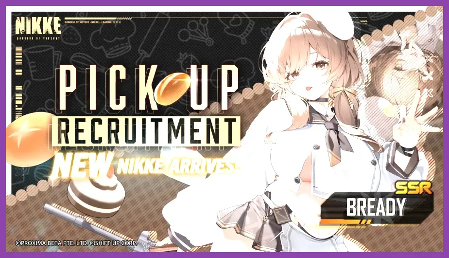 Nikke Goddess of Victory recruitment banner screen