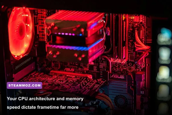 High performance PC build showcasing CPU cooler and memory configuration