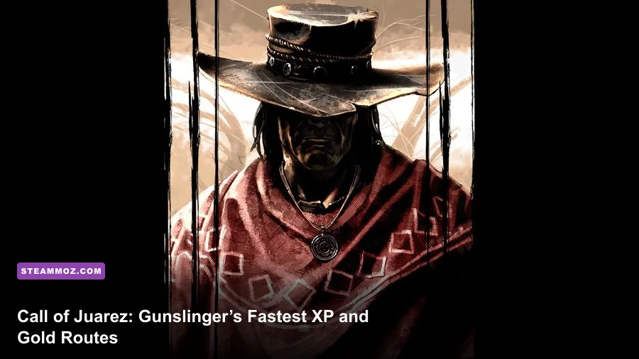 Silas Greaves holding a revolver in Call of Juarez Gunslinger