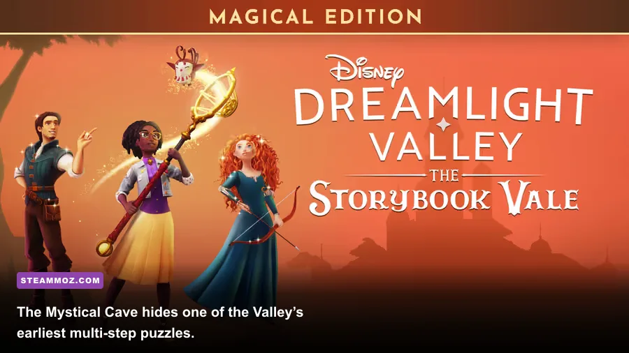 Mystical Cave puzzle chamber on Dazzle Beach in Disney Dreamlight Valley