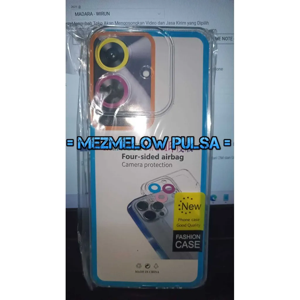 Softcase Silikon Transparant Casing Caseng REALME 6 PRO / REALME NOTE 60 / REALME C75 / REALME C61 - Gambar 3