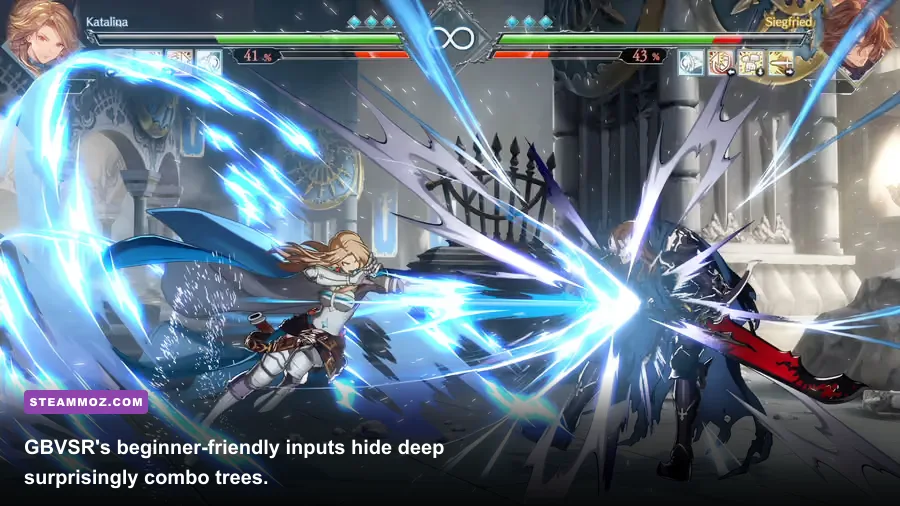 Granblue Fantasy Versus Rising anime fighter combo screenshot