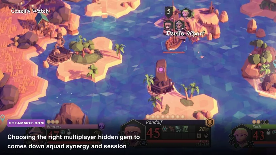 Side by side comparison of tactical and systemic multiplayer mechanics