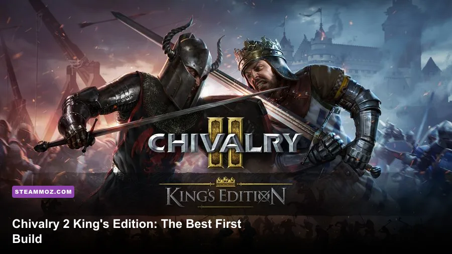 Chivalry 2 King's Edition knight holding a weapon on a medieval battlefield