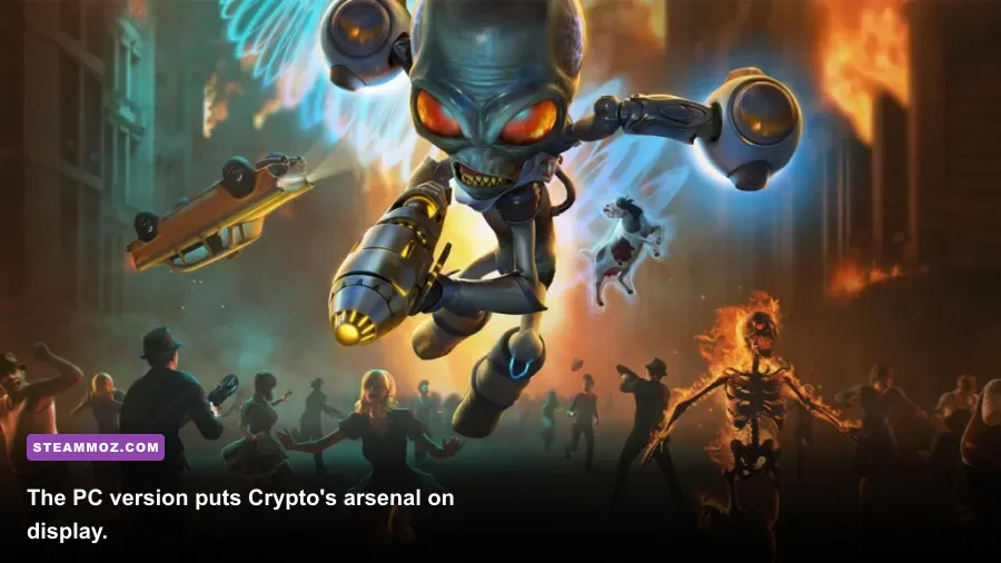 Destroy All Humans 2020 PC gameplay featuring Crypto-137